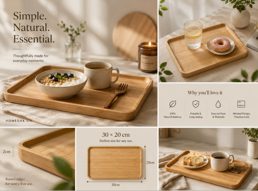 Bamboo Serving Tray
